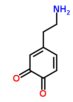 4-(2-Aminoethyl)cyclohexa-3,5-diene-1,2-dione Structure,50673-96-6Structure