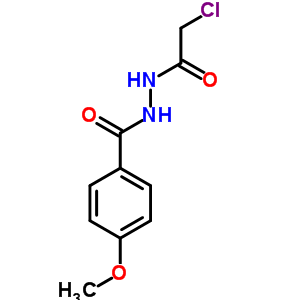 N’’-(chloroacetyl)-4-methoxybenzohydrazide Structure,50677-25-3Structure