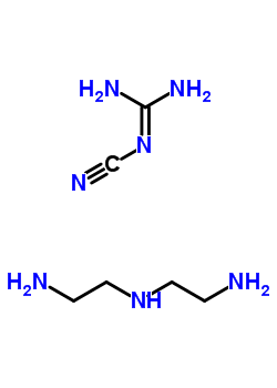 氰基胍与 N-(2-氨基乙基)-1,2-乙二胺聚合物结构式_50862-68-5结构式