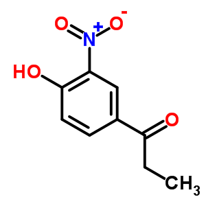 3-硝基-4-羟基苯丙酮结构式_50916-44-4结构式