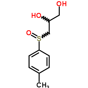 3-(4-Methylphenyl)sulfinylpropane-1,2-diol Structure,50921-26-1Structure