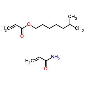 2-丙烯酸异辛酯与 2-丙烯酰胺聚合物结构式_50922-82-2结构式