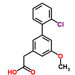 2’-Chloro-5-methoxy-1,1’-biphenyl-3-acetic acid Structure,51028-88-7Structure