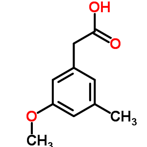 3-Methoxy-5-methylbenzeneacetic acid Structure,51028-96-7Structure