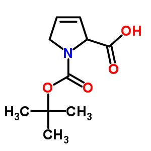 1-(Tert-butoxycarbonyl)-2,5-dihydro-1h-pyrrole-2-carboxylic acid Structure,51077-13-5Structure