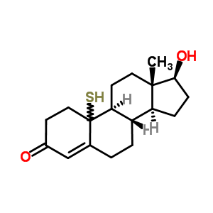 17-Hydroxy-10-mercaptoestr-4-en-3-one Structure,51101-80-5Structure