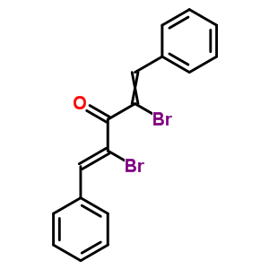 (1Z)-2,4-dibromo-1,5-diphenyl-1,4-pentadien-3-one Structure,51110-61-3Structure