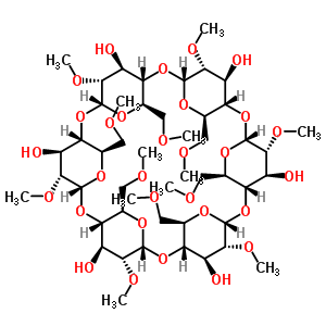 2,6-Di-o-methyl-α-cyclodextrin Structure,51166-72-4Structure