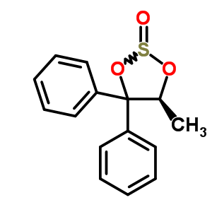 (S)-(-)-1,1-diphenyl-1,2-propanediol cyclic sulfite Structure,51226-54-1Structure