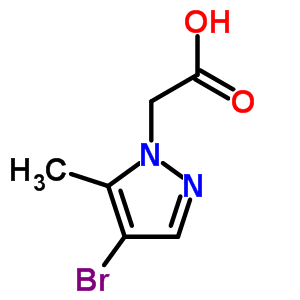 (4-Bromo-5-methyl-1h-pyrazol-1-yl)acetic acid Structure,512809-63-1Structure