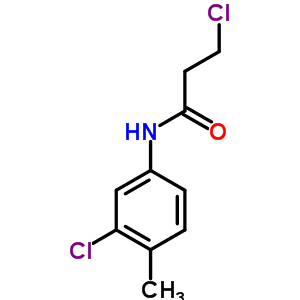 3-Chloro-n-(3-chloro-4-methylphenyl)propanamide Structure,51318-77-5Structure