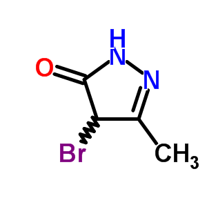 4-Bromo-5-methyl-2,4-dihydropyrazol-3-one Structure,51395-52-9Structure