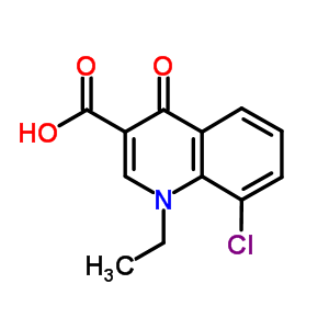 8-Chloro-1-ethyl-4-oxo-quinoline-3-carboxylic acid Structure,51395-55-2Structure