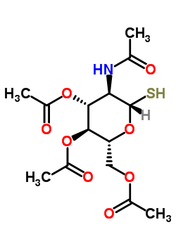 2-Acetamido-2-deoxy-1-thio-beta-d-glucopyranose 3,4,6-triacetate Structure,51450-09-0Structure