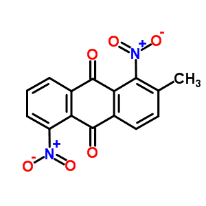 1,5-Dinitro-2-methyl-9,10-anthraquinone Structure,51461-16-6Structure