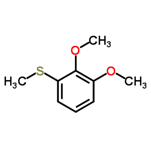 1,2-Dimethoxy-3-(methylthio)benzene Structure,51506-47-9Structure