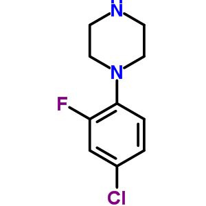 1-(4-Chloro-2-fluorophenyl)-piperazine Structure,515160-75-5Structure