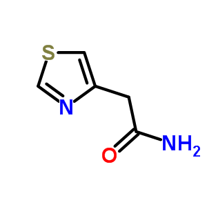 4-噻唑乙酰胺结构式_51551-54-3结构式