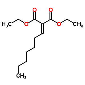 Diethyl 2-heptylidenepropanedioate Structure,51615-31-7Structure