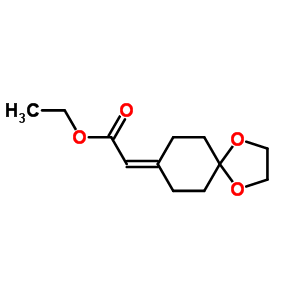 Ethyl 2-[4-(ethane-1,2-diyldioxy)cyclohexylidene]acetate Structure,51656-91-8Structure