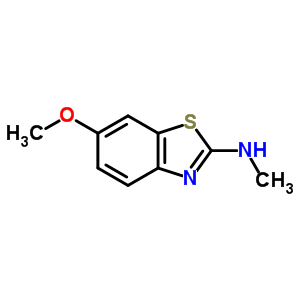 2-Benzothiazolamine,6-methoxy-n-methyl-(9ci) Structure,51661-22-4Structure