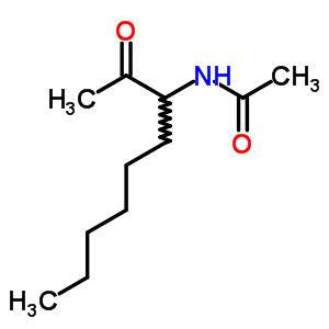 Rac 3-acetamido-nonan-2-one Structure,51714-09-1Structure