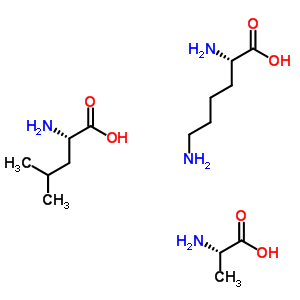 聚(赖氨酰-(亮氨酰-聚-丙氨酸))结构式_51749-62-3结构式