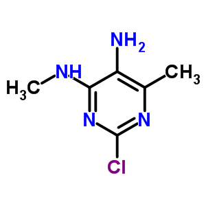 2-Chloro-N4,6-dimethylpyrimidine-4,5-diamine Structure,5176-95-4Structure