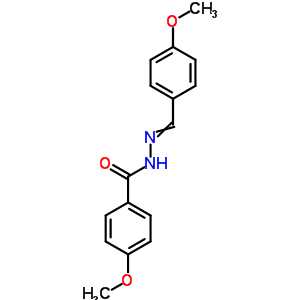 4-Methoxy-n-[(4-methoxyphenyl)methylideneamino]benzamide Structure,51771-21-2Structure