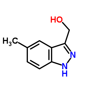 5-Methyl-3-hydroxymethyl (1h)indazole Structure,518990-04-0Structure