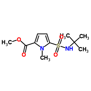 Methyl 5-[(tert-butylamino)sulfonyl]-1-methyl-1h-pyrrole-2-carboxylate Structure,519056-59-8Structure