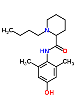 1-Butyl-n-(4-hydroxy-2,6-dimethylphenyl)piperidine-2-carboxamide Structure,51989-47-0Structure