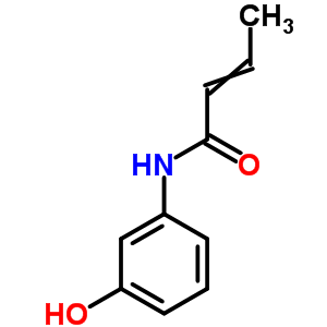 2-Butenamide,n-(3-hydroxyphenyl)- Structure,52041-72-2Structure