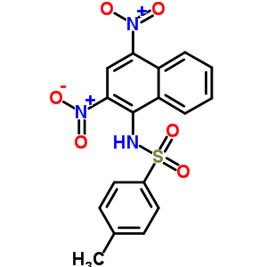 N-(2 4-dinitro-1-naphthyl)-p-toluenesulfonamide Structure,52077-96-0Structure