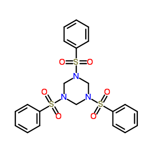 1,3,5-Tris(benzenesulfonyl)-1,3,5-triazinane Structure,52082-67-4Structure