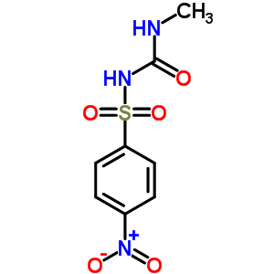 3-Methyl-1-(4-nitrophenyl)sulfonyl-urea Structure,52102-45-1Structure