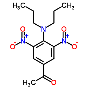 3’,5’-Dinitro-4’-dipropylaminoacetophenone Structure,52129-71-2Structure