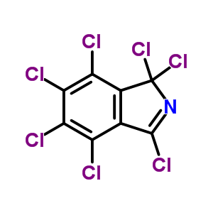 1,3,3,4,5,6,7-Heptachloro-3h-isoindole Structure,52135-26-9Structure