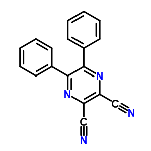 2,3-Dicyano-5,6-diphenylpyrazine Structure,52197-23-6Structure