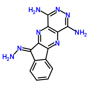 1,4-Diamino-10h-indeno[1’,2’:5,6]pyrazino[2,3-d]pyridazin-10-one hydrazone Structure,52197-24-7Structure