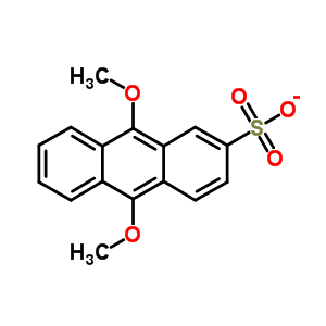 9,10-Dimethoxyanthracene-2-sulfonate Structure,52212-90-5Structure