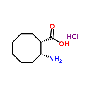 (1S,2r)-2-amino-cyclooctanecarboxylic acid hydrochloride Structure,522644-10-6Structure