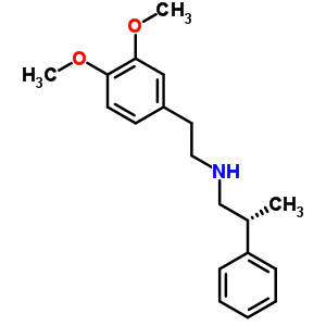 3,4-二甲氧基-N-(2R)-2-苯基丙基苯乙胺结构式_522646-18-0结构式