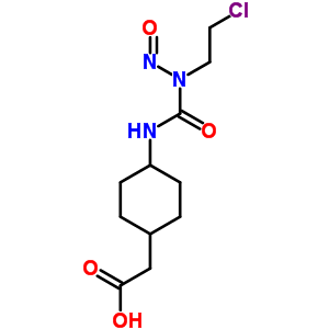 4β-[3-(2-氯乙基)-3-亚硝基脲啶]环己烷-1α-乙酸结构式_52320-89-5结构式