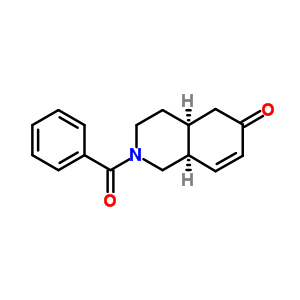 (4aS,8aS)-2-苯甲酰-1,3,4,4a,5,8a-六氢-6-异喹啉结构式_52346-14-2结构式