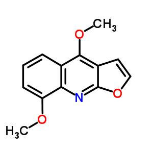 Gamma-Fagarine Structure,524-15-2Structure