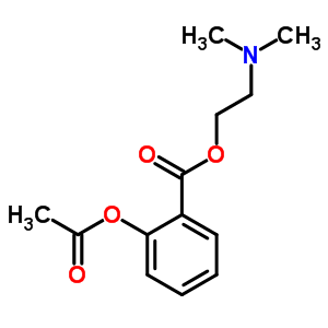 Dimethylaminoethyl acetylsalicylate Structure,52461-48-0Structure