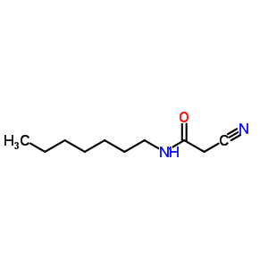 2-Cyano-n-heptylacetamide Structure,52493-38-6Structure