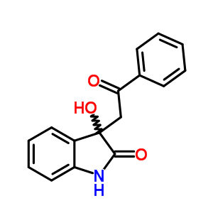 3-Hydroxy-3-(2-oxo-2-phenylethyl)-1,3-dihydro-2h-indol-2-one Structure,52552-33-7Structure