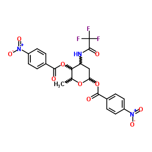 N-trifluoroacetamido-1,4-di-p-nitrobenzoyl daunosamine Structure,52583-22-9Structure